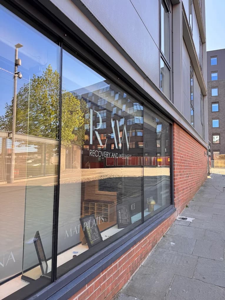 Sauna and ice bath studio at RAW Studios, Ancoats Manchester