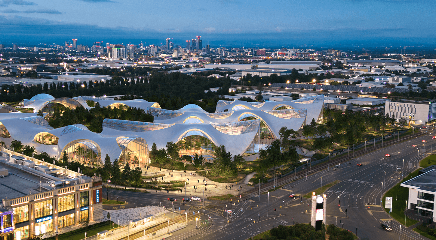 Therme Manchester £500m wellness resort under construction